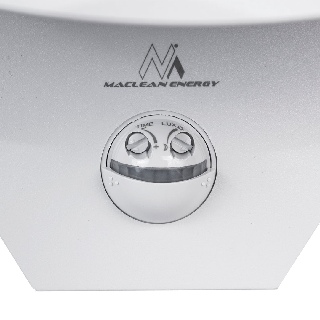 Maclean LED lampa s senzorom pokreta, PIR senzorom, bijela, 10 W, IP54, 800 lm, MCE290 W, 2 komada