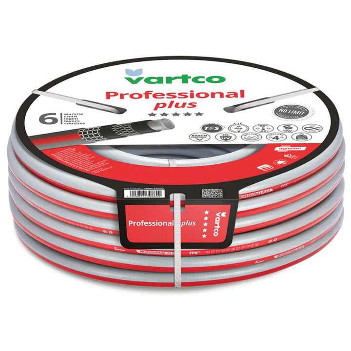 Vartco vrtna crijeva, 6-slojna, fleksibilna, promjer 1/2", duljina 100 m, Professional Plus