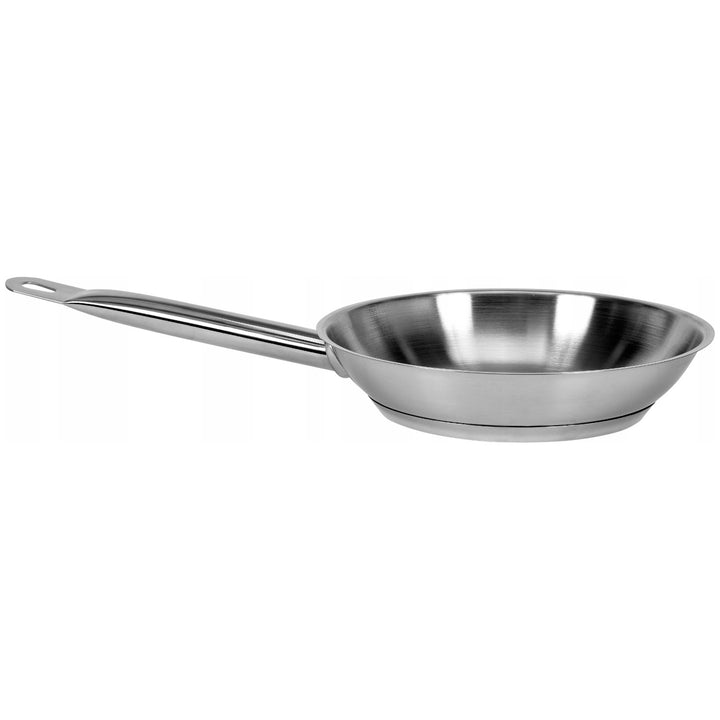 Yato Gastro profesionalna tava za catering, pogodna za sve vrste ploča za kuhanje, izrađena od nehrđajućeg čelika, promjer 20 cm, zapremina 1,3 l, sigurna za pranje u perilici posuđa, YG-00100
