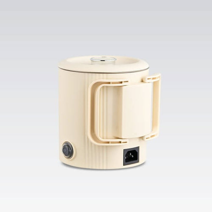 Maestro 2-u-1 električni čajnik / putni lonac, kapacitet 0,8 l, 600 W, sklopiva ručka, prekidač za odabir napona 110 V/230 V, bež, MR-009-BEIGE