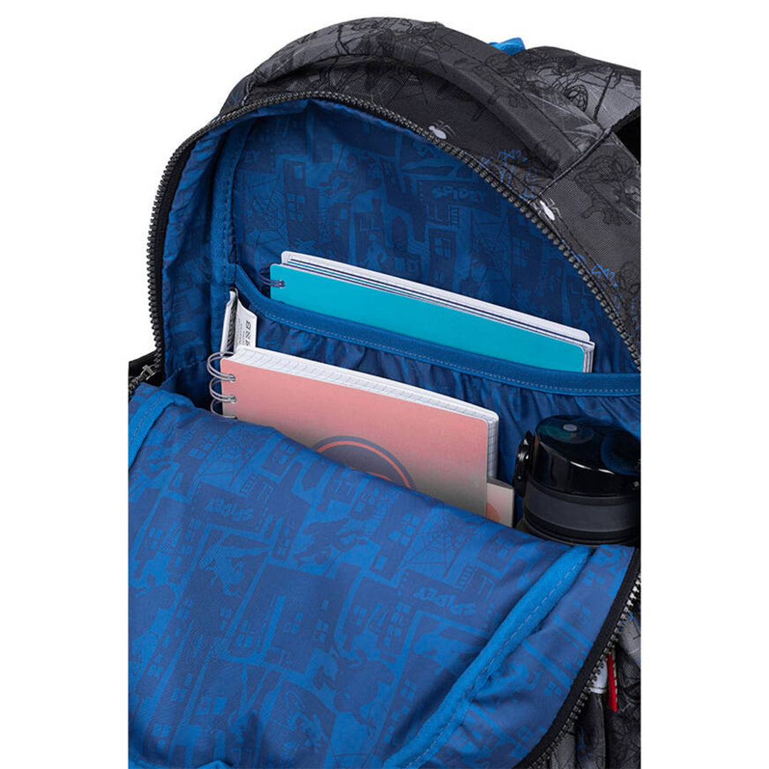Spiderman Coolpack školski ruksak, veličina Jerry (15"), anatomski oblikovan leđni dio, 3 prostrana pretinca, ojačano dno, F029777