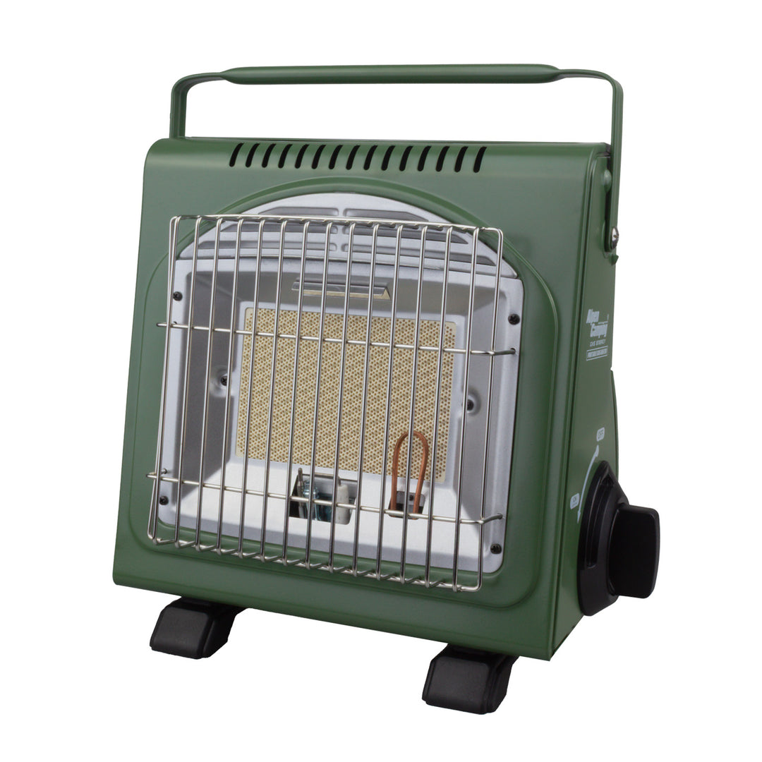 Alpen Camping prijenosni plinski štednjak, 2-u-1, potrošnja plina 124 g/h, piezo paljenje, ICELAND IK-1000 PRO+ 4 x 227 g GreenBlue plinske patrone. Certifikat: Pi 0875, u skladu sa standardom EN417.