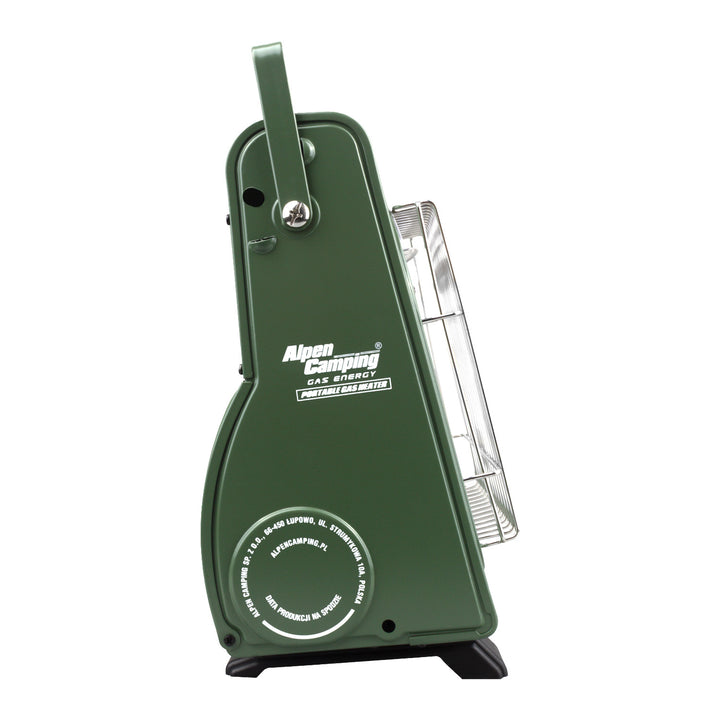 Alpen Camping prijenosni plinski štednjak, 2-u-1, potrošnja plina 124 g/h, piezo paljenje, ICELAND IK-1000 PRO+ 4 x 227 g GreenBlue plinske patrone. Certifikat: Pi 0875, u skladu sa standardom EN417.
