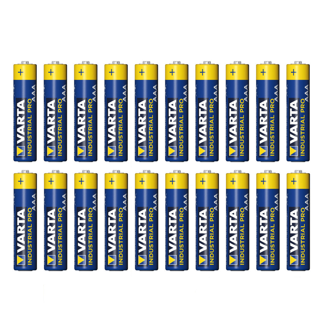 20x Varta Industrial 4003 R-03 LR03 AAA alkalne baterije