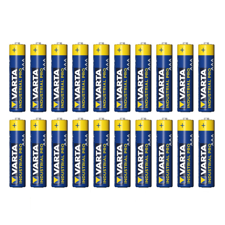 20x Varta Industrial 4003 R-03 LR03 AAA alkalne baterije