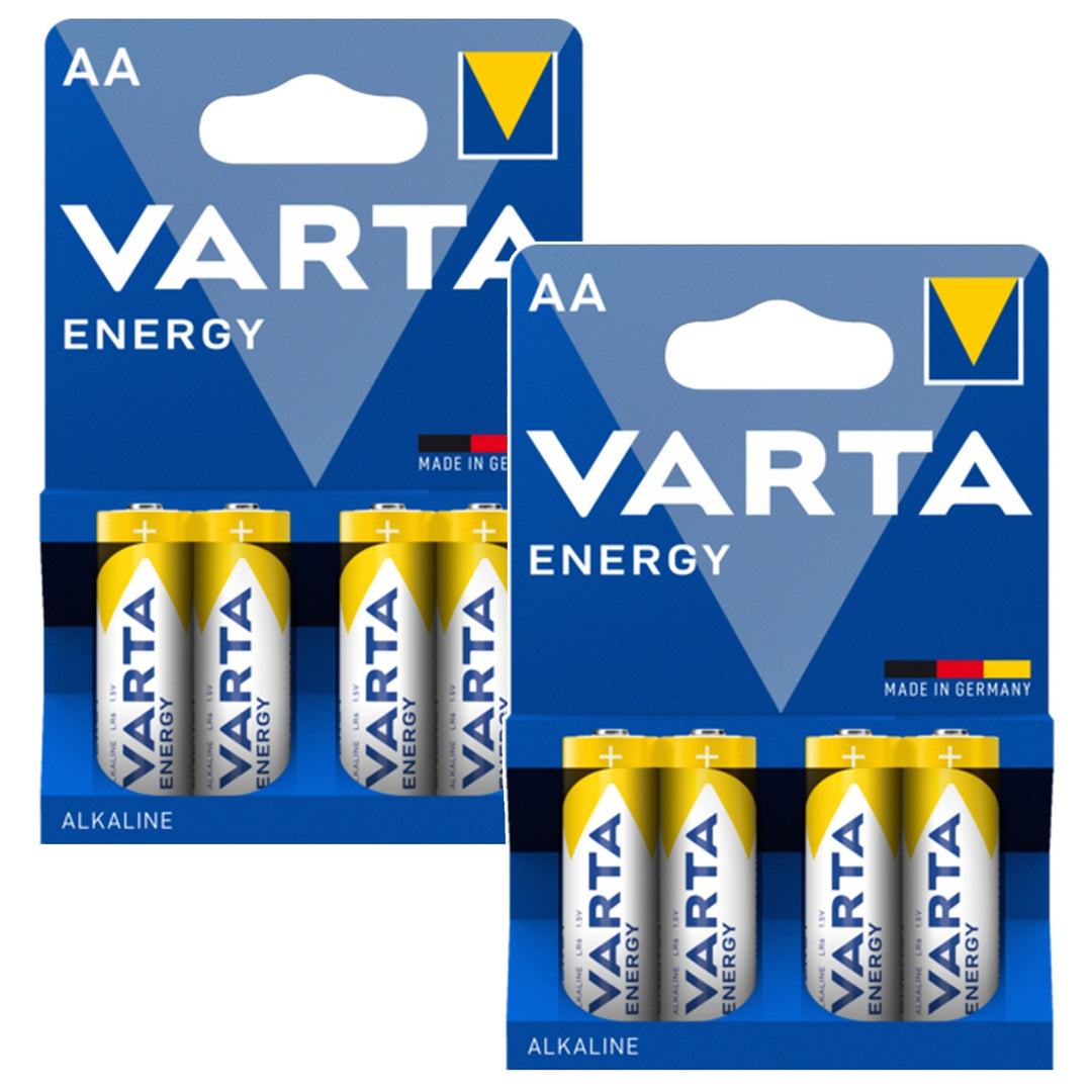 8x Varta Energy R-06 LR06 AA alkalne baterije 1,5 V