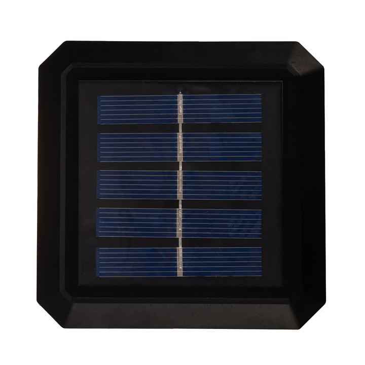 GreenBlue solarna LED svjetiljka za stup, 80x80 mm, krović u obliku omotnice, 3200 K, GB127 bijela, 4 komada