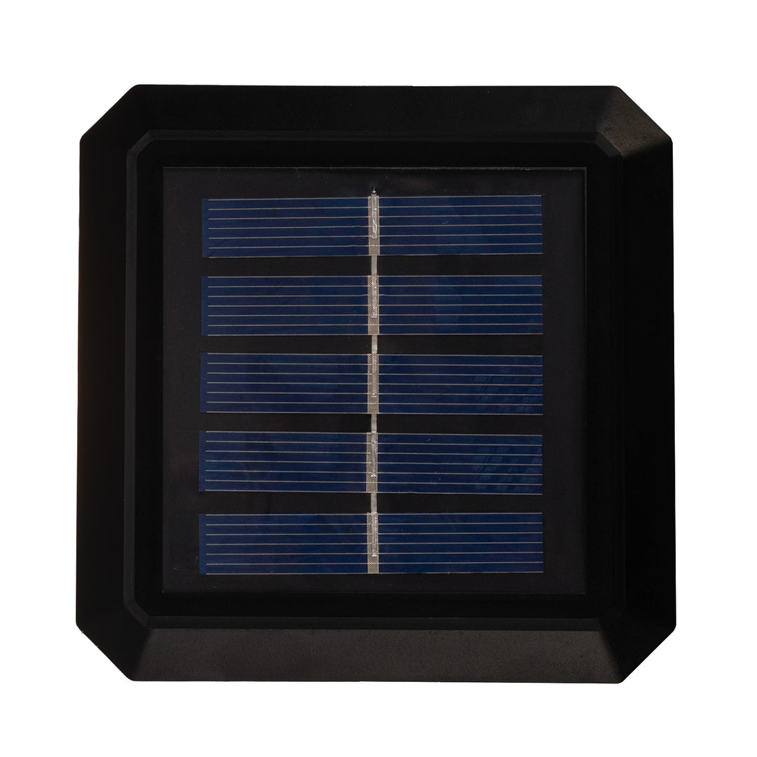 GreenBlue solarna LED svjetiljka za stup, 100x100 mm, krović u obliku omotnice, 3200 K, GB128 toplo bijela, 4 komada