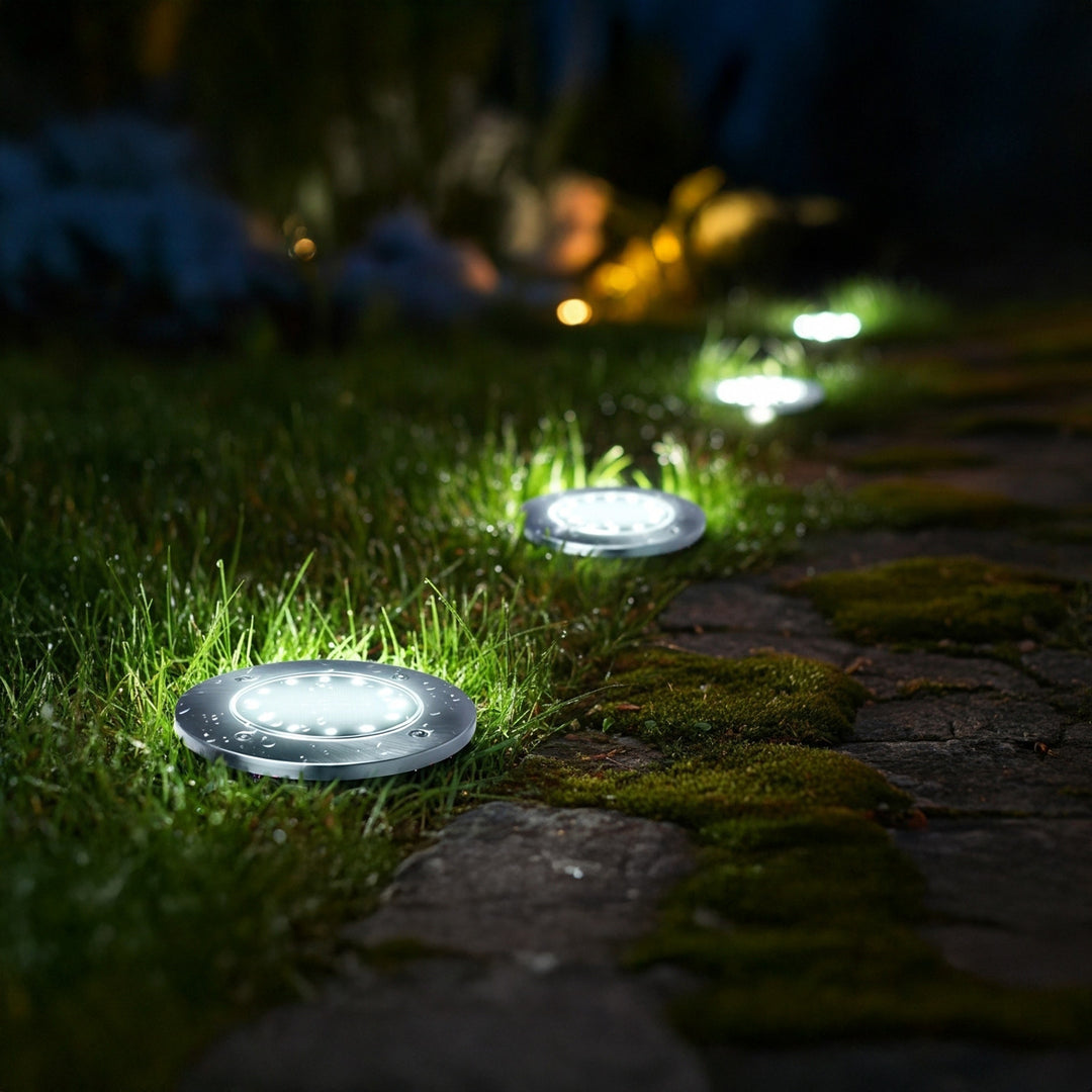 Maclean IP44 solarna LED vrtna lampa s senzorom pokreta, 12 SMD LED dioda, 4000K, Ni-MH 600 mAh, 0,7 W, MCE318, 4 komada