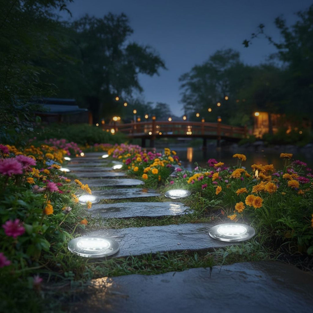 Maclean IP44 solarna LED vrtna lampa s senzorom pokreta, 12 SMD LED dioda, 4000K, Ni-MH 600 mAh, 0,7 W, MCE318, 4 komada