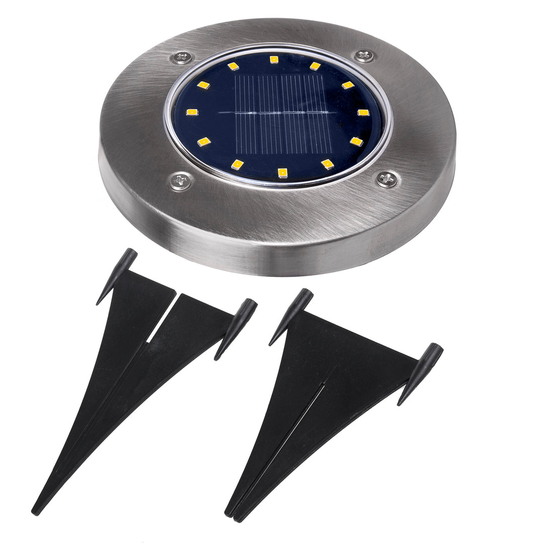 Maclean IP44 solarna LED vrtna lampa s senzorom pokreta, 12 SMD LED dioda, 4000K, Ni-MH 600 mAh, 0,7 W, MCE318, 4 komada