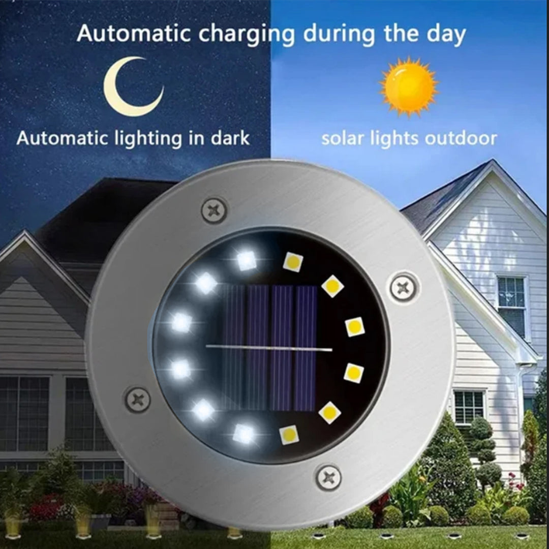 Maclean IP44 solarna LED vrtna lampa s senzorom pokreta, 12 SMD LED dioda, 4000K, Ni-MH 600 mAh, 0,7 W, MCE318, 4 komada