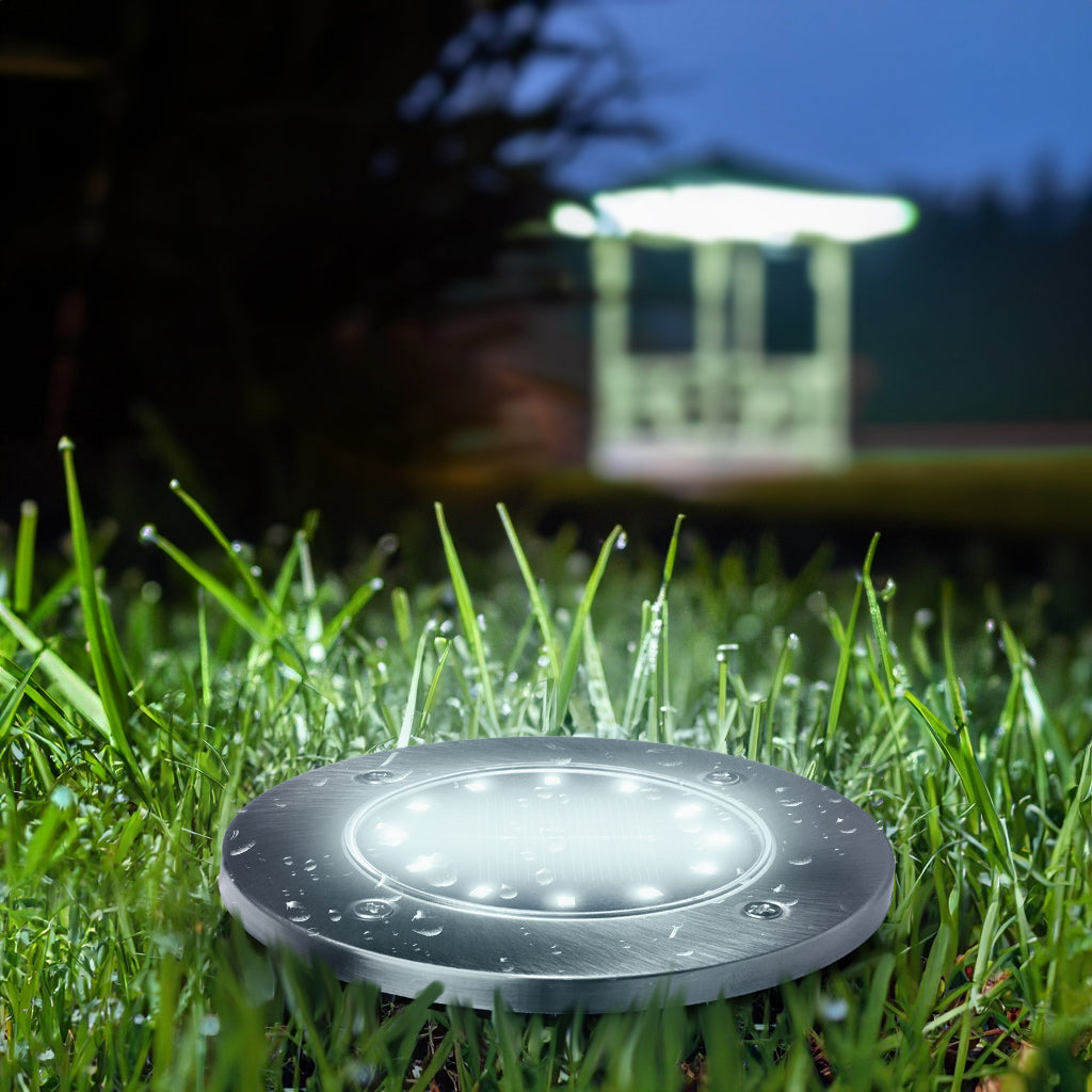 Maclean IP44 solarna LED vrtna lampa s senzorom pokreta, 12 SMD LED dioda, 4000K, Ni-MH 600 mAh, 0,7 W, MCE318, 4 komada