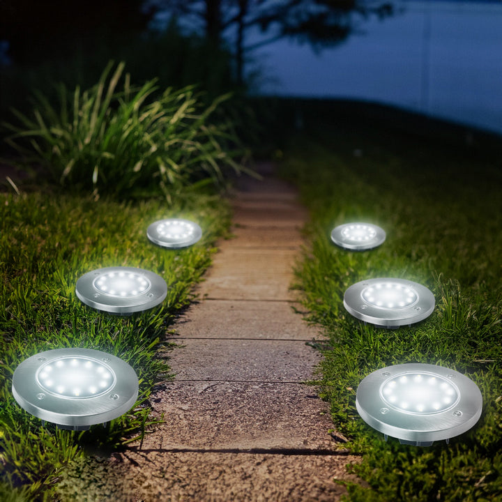 Maclean IP44 solarna LED vrtna lampa s senzorom pokreta, 12 SMD LED dioda, 4000K, Ni-MH 600 mAh, 0,7 W, MCE318, 4 komada