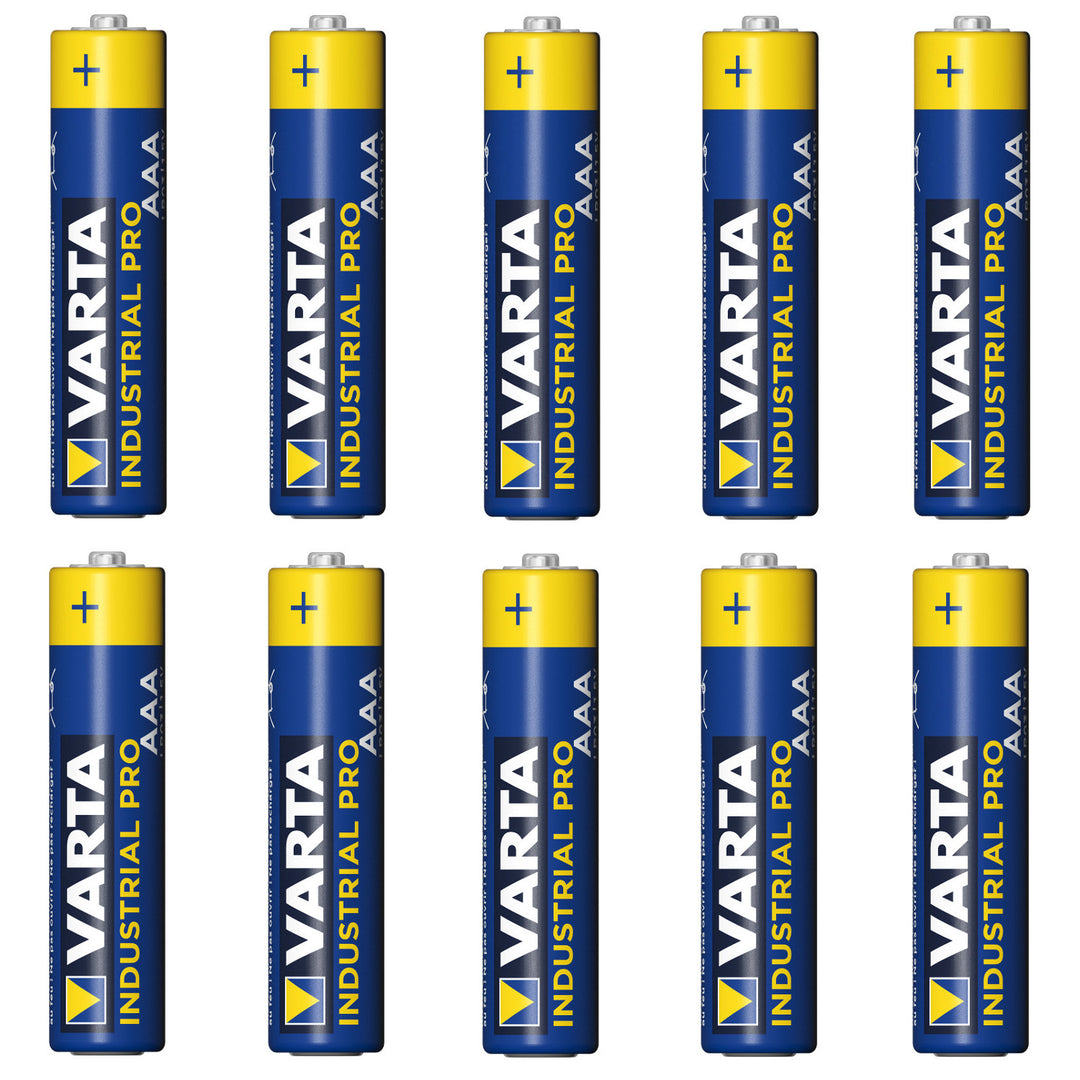 10x Varta Industrial 4003 R-03 LR03 AAA alkalne baterije