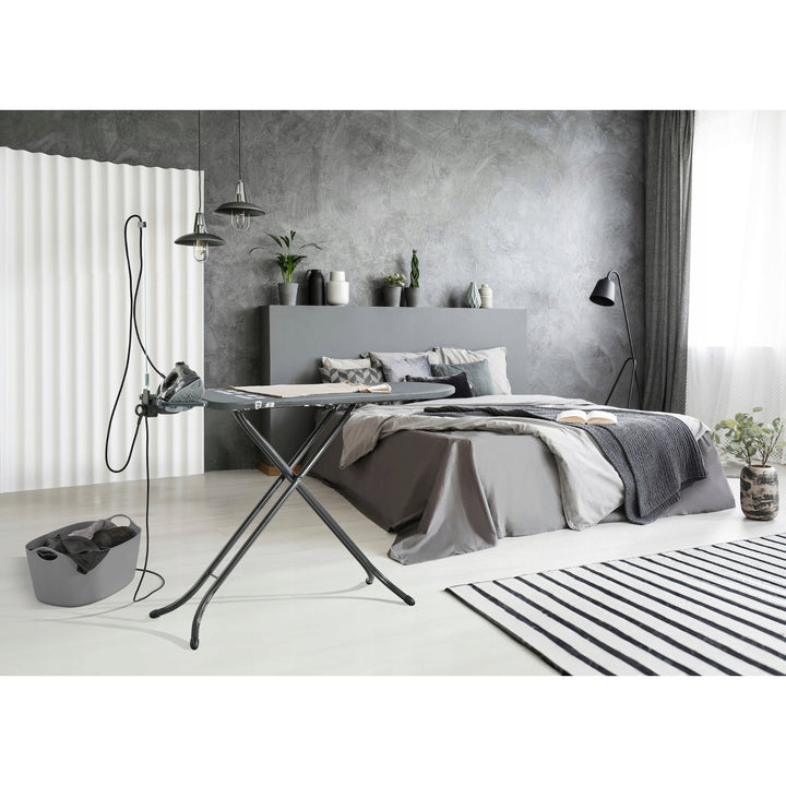 Leifheit Air Board M Black Plus daska za glačanje, odražava toplinu i paru, podesive visine, 72485