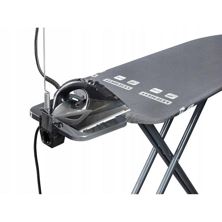 Leifheit Air Board M Black Plus daska za glačanje, odražava toplinu i paru, podesive visine, 72485