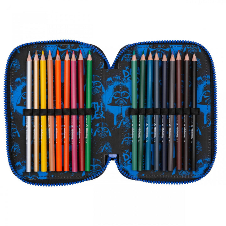 Star Wars Coolpack školski set, Jerry ruksak s tri pretinca (15") s anatomski oblikovanim leđima i podesivim naramenicama te Jumper 3 olovkaš s dodacima
