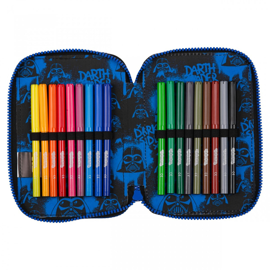 Star Wars Coolpack školski set, Jerry ruksak s tri pretinca (15") s anatomski oblikovanim leđima i podesivim naramenicama te Jumper 3 olovkaš s dodacima