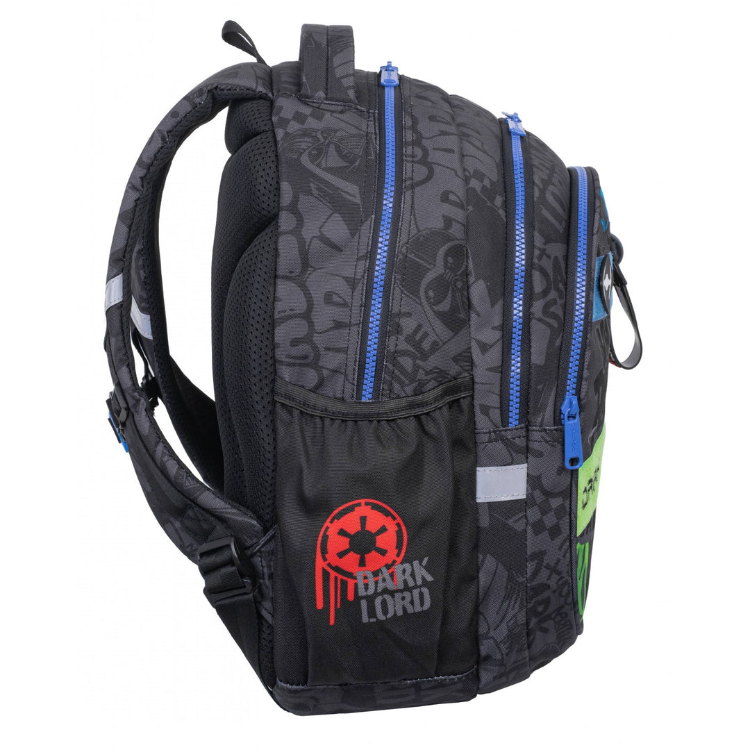 Star Wars Coolpack školski set, Jerry ruksak s tri pretinca (15") s anatomski oblikovanim leđima i podesivim naramenicama te Jumper 3 olovkaš s dodacima
