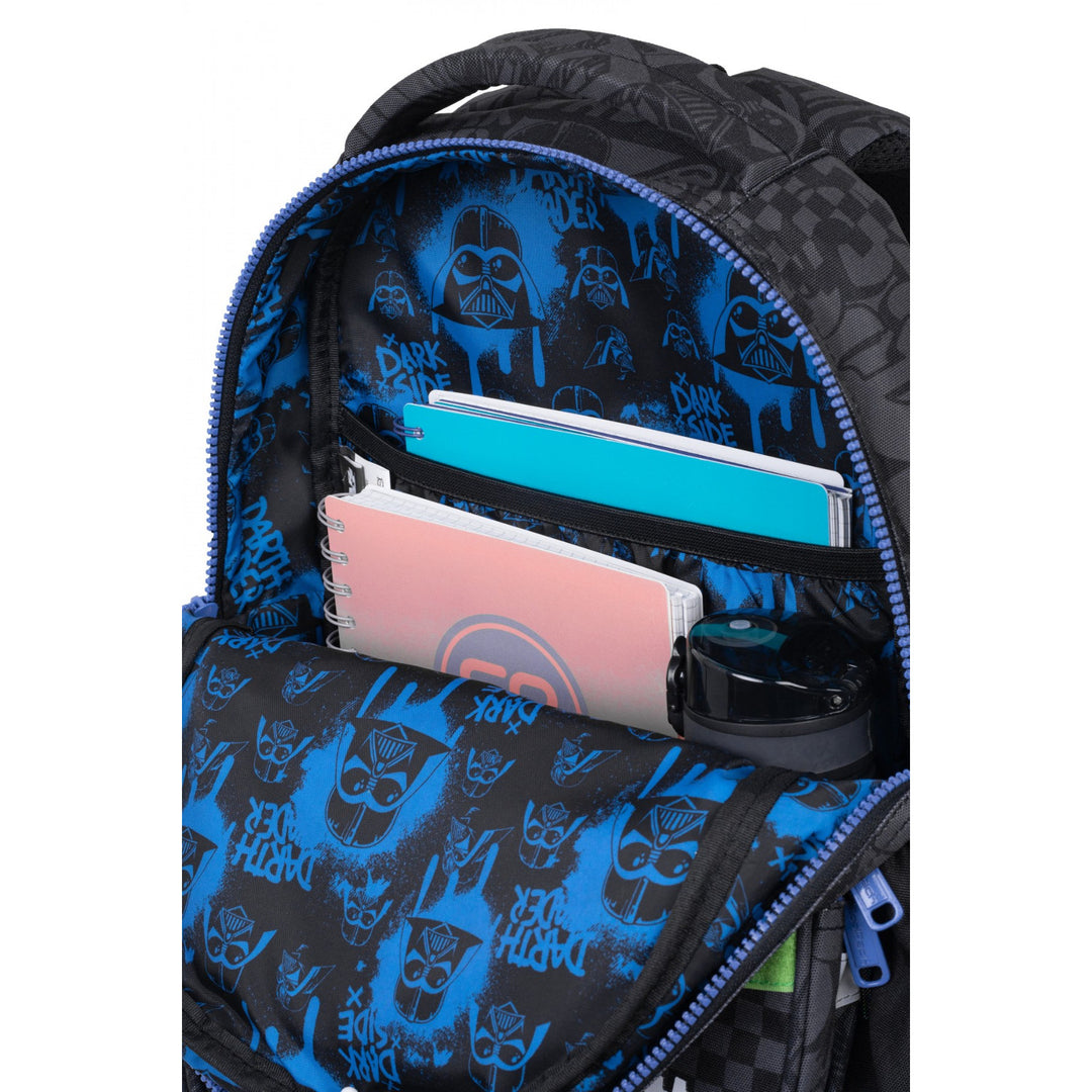 Star Wars Coolpack školski set, Jerry ruksak s tri pretinca (15") s anatomski oblikovanim leđima i podesivim naramenicama te Jumper 3 olovkaš s dodacima