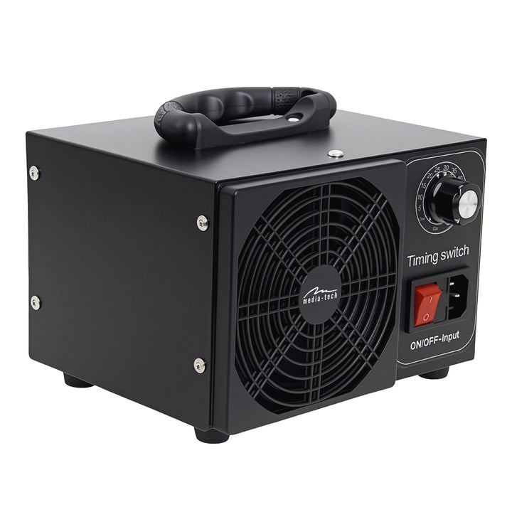 Profesionalni generator ozona za dezinfekciju i pročišćavanje zraka, Mediatech, Izlaz ozona: 60.000 mg/h, TAJMER, Snaga: 140 W, metalno kućište