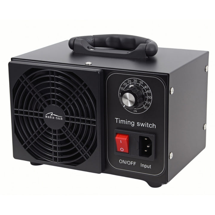 Profesionalni generator ozona za dezinfekciju i pročišćavanje zraka, Mediatech, Izlaz ozona: 60.000 mg/h, TAJMER, Snaga: 140 W, metalno kućište