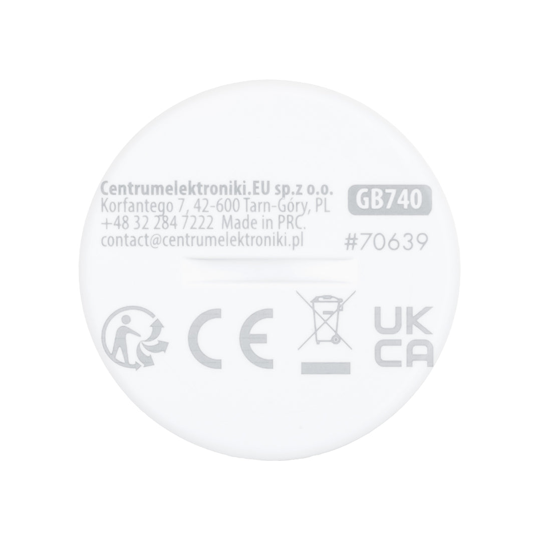 Tuya GreenBlue Zigbee bežični senzor pokreta, Android/iOS, CR2450 DC 3,0 V, kut detekcije 120° / do 8 m, GB740, 2 komada