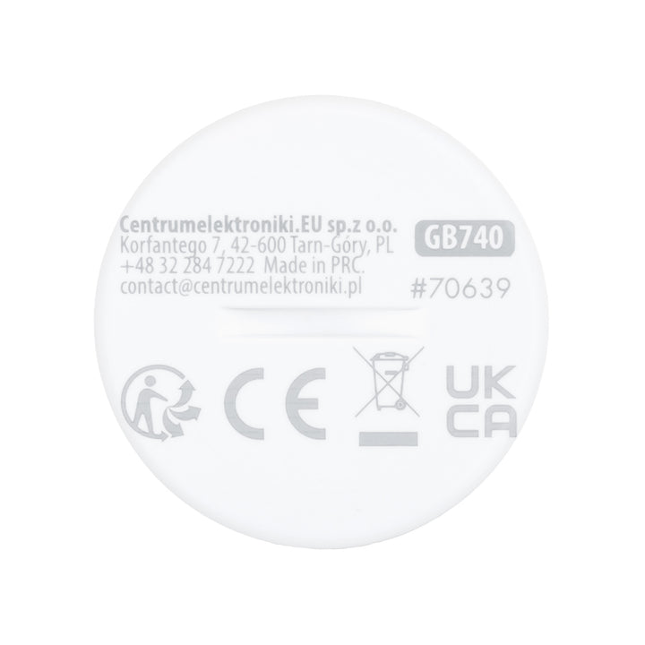 Tuya GreenBlue Zigbee bežični senzor pokreta, Android/iOS, CR2450 DC 3,0 V, kut detekcije 120° / do 8 m, GB740, 2 komada