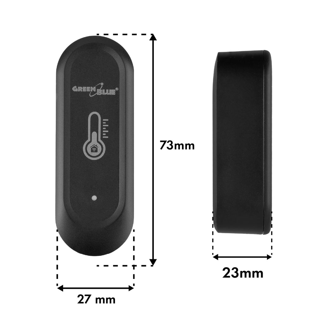 GreenBlue Outdoor WiFi senzor temperature i vlažnosti, Android/iOS, 3,0 V DC, LR03x2, IP65, GB741, 2 komada