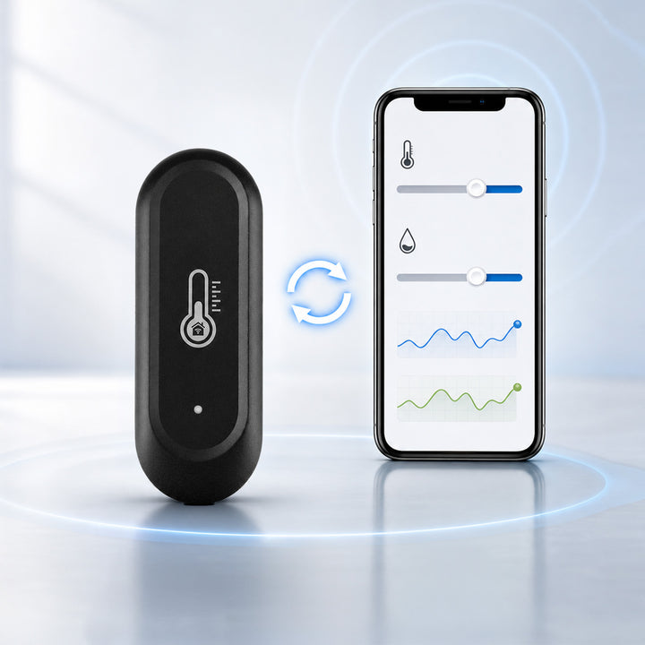 GreenBlue Outdoor WiFi senzor temperature i vlažnosti, Android/iOS, 3,0 V DC, LR03x2, IP65, GB741, 2 komada