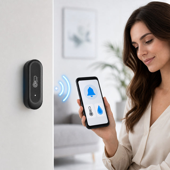 GreenBlue Outdoor WiFi senzor temperature i vlažnosti, Android/iOS, 3,0 V DC, LR03x2, IP65, GB741, 2 komada