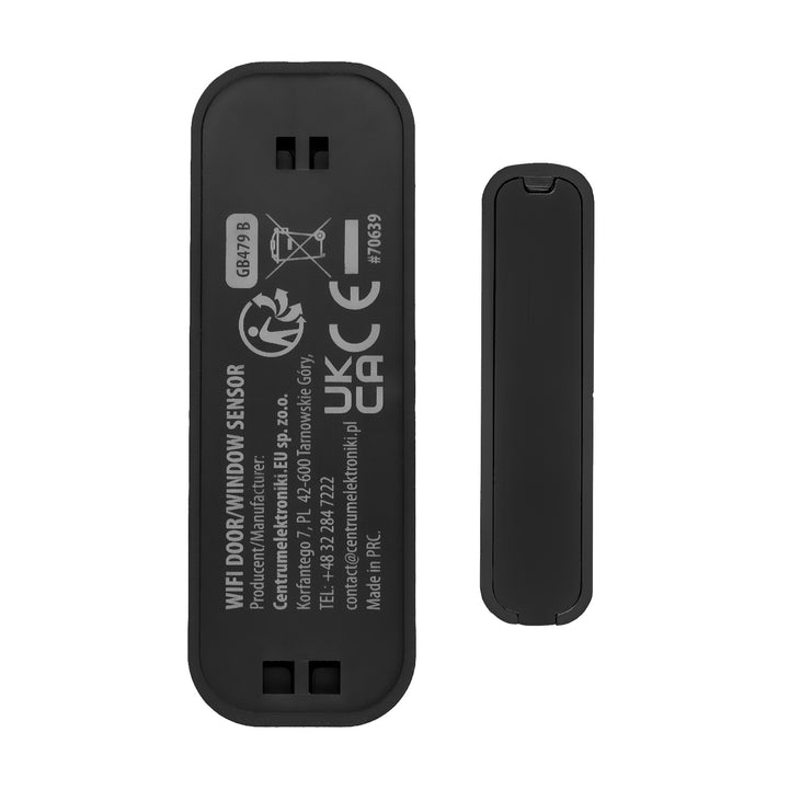 GreenBlue bežični senzor sa žilicom / WiFi senzor za vrata i prozore, Android/iOS, 3,0 V DC, LR03x2, GB479 B, 2 seta