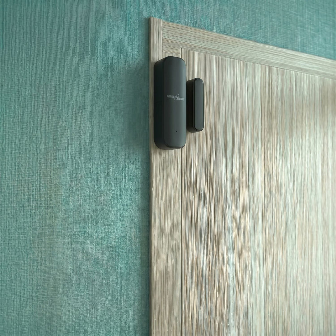 GreenBlue bežični senzor sa žilicom / WiFi senzor za vrata i prozore, Android/iOS, 3,0 V DC, LR03x2, GB479 B, 2 seta