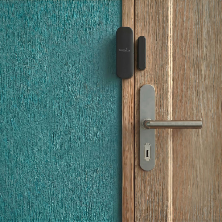 GreenBlue bežični senzor sa žilicom / WiFi senzor za vrata i prozore, Android/iOS, 3,0 V DC, LR03x2, GB479 B, 2 seta