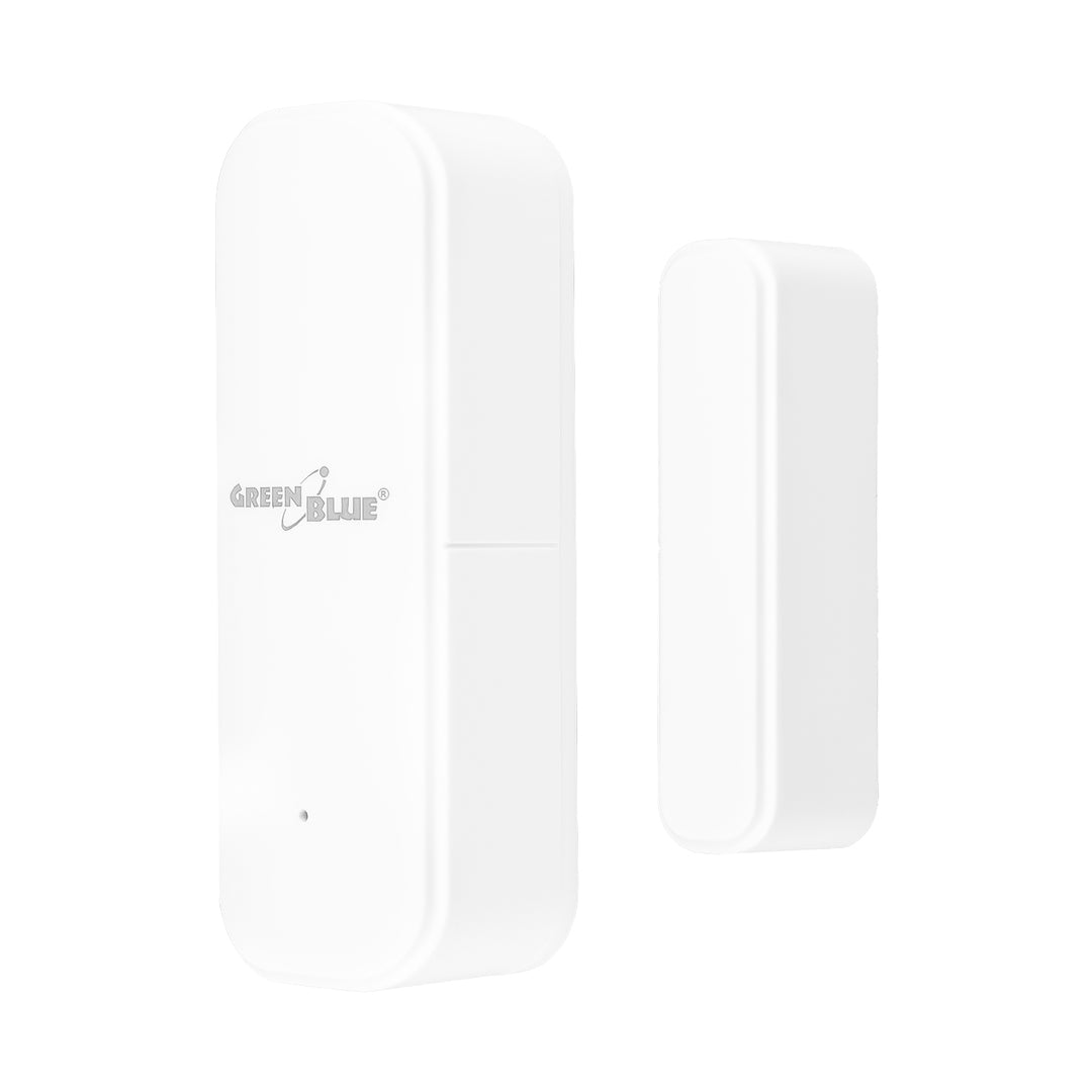 GreenBlue bežični senzor sa žičanom jezgrom / WiFi senzor za vrata i prozore, Android/iOS, 3,0 V DC, LR03x2, GB479 W, 2 seta
