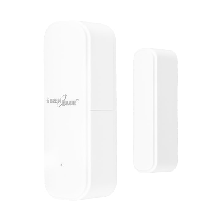 GreenBlue bežični senzor sa žičanom jezgrom / WiFi senzor za vrata i prozore, Android/iOS, 3,0 V DC, LR03x2, GB479 W, 2 seta