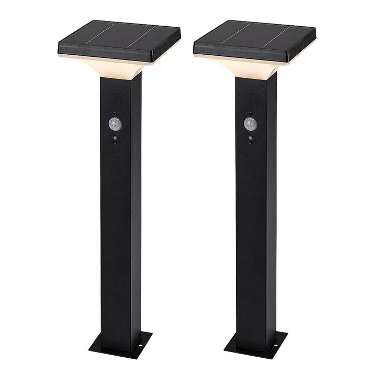 Rabalux vanjska podna lampa na solarni pogon, 4 W LED, IP44, crna, Geleen, 2 komada
