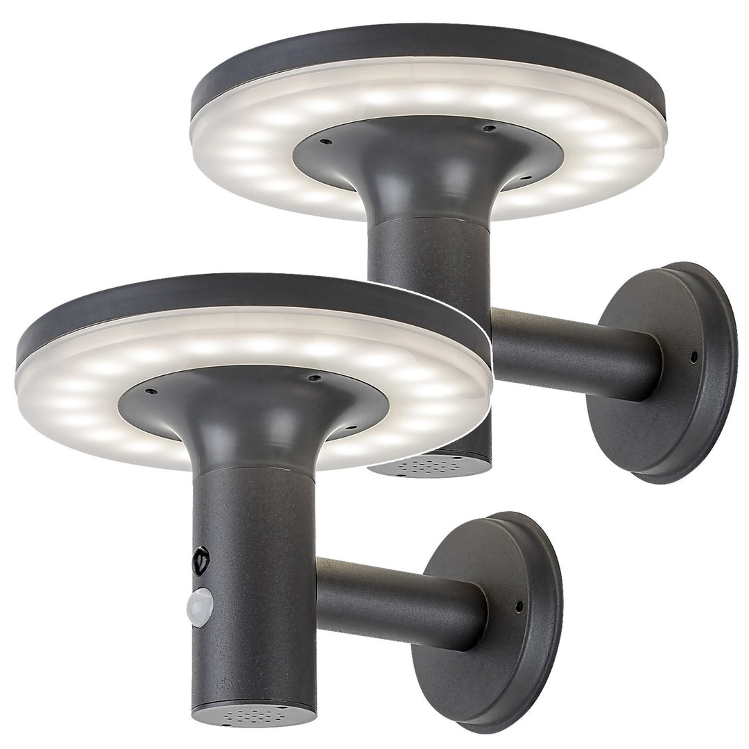 Rabalux lampa, zidna, vanjska, IP44, 10W, Alaska, 2 komada