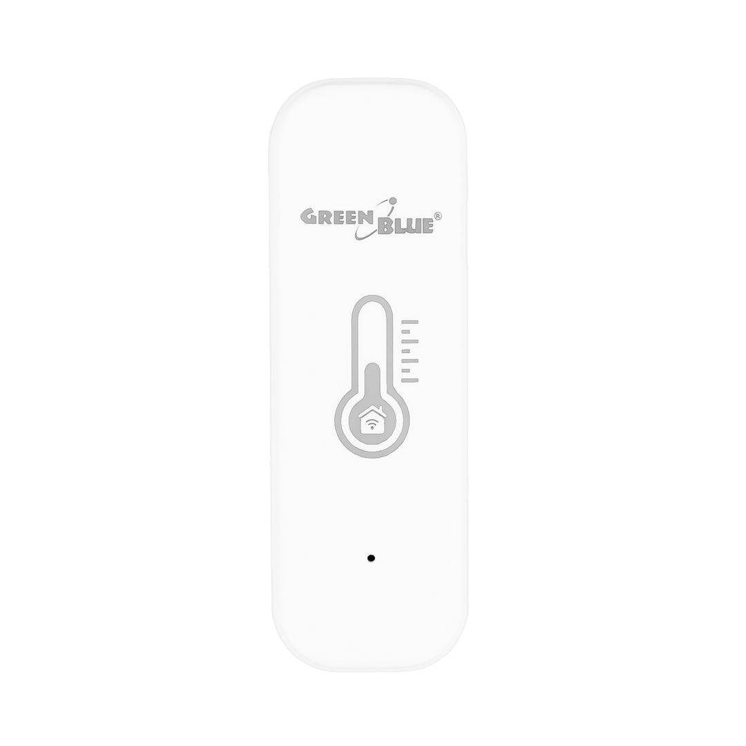 GreenBlue WiFi senzor temperature i vlažnosti, Android/iOS/Alexa/Google Home, 3,0 V DC, LR03x2, GB737 (2 komada) + 4x Varta Industrial 4003 AAA alkalne baterije
