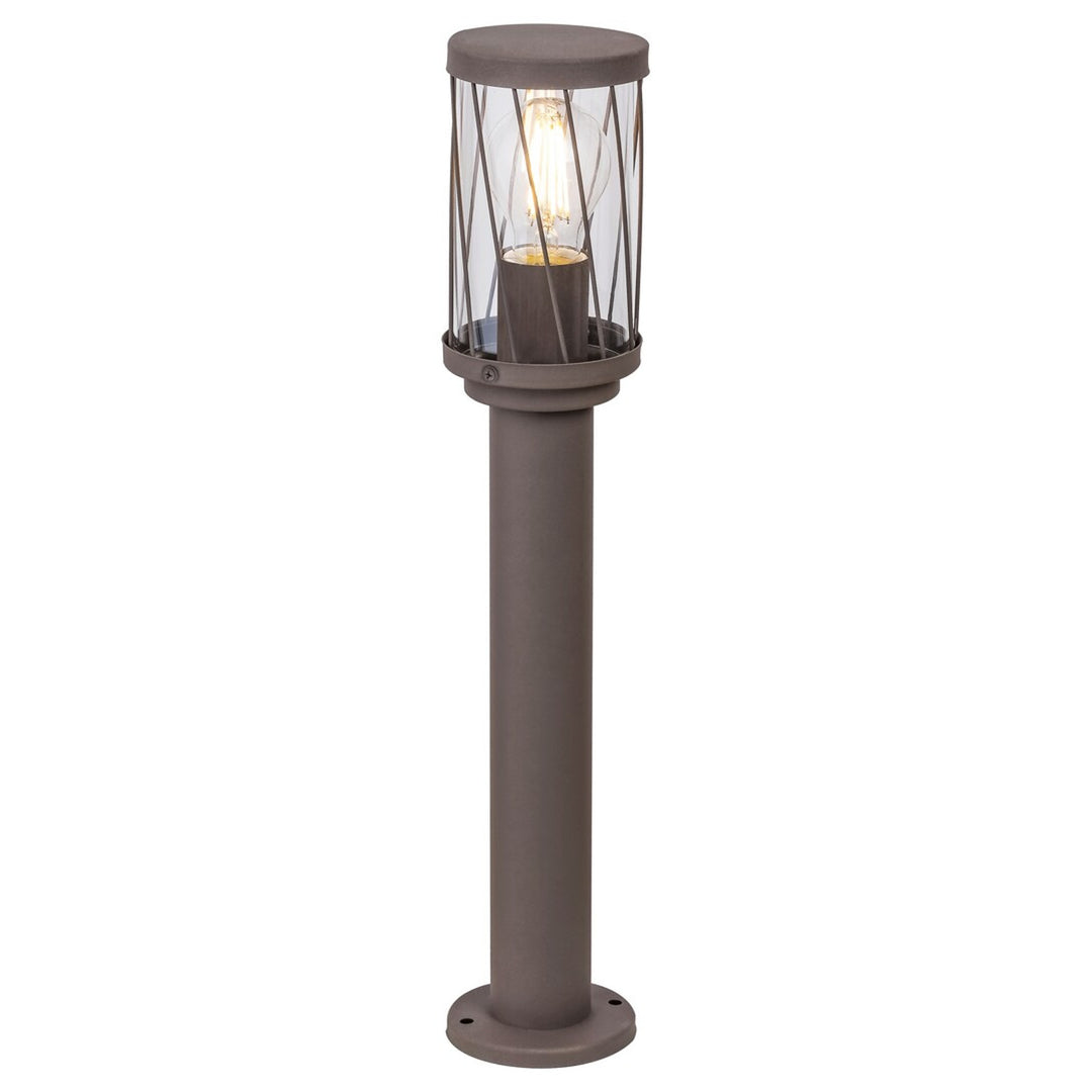 Rabalux Budapest podna lampa za vrt, IP44, smeđa, grla E27, max 40W, 8889
