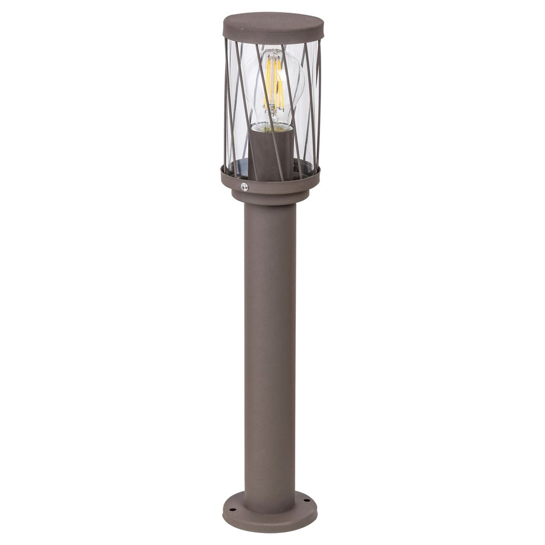 Rabalux Budapest podna lampa za vrt, IP44, smeđa, grla E27, max 40W, 8889