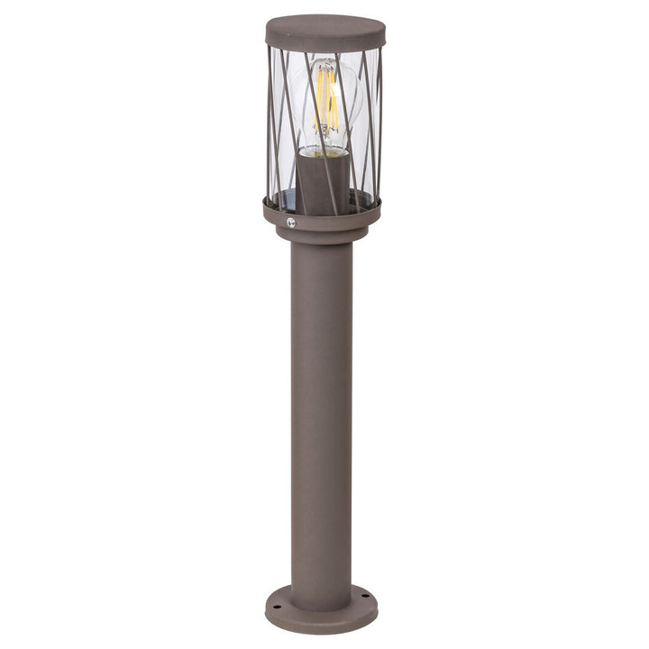Rabalux Budapest podna lampa za vrt, IP44, smeđa, grla E27, max 40W, 8889