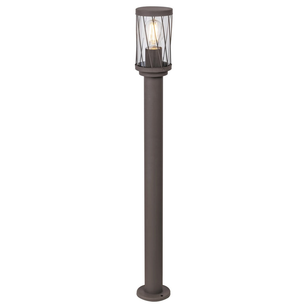 Rabalux Budapest podna lampa za vrt, IP44, smeđa, grla E27, max 40W, 8890