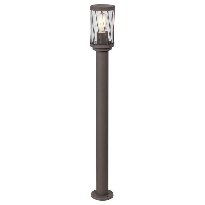 Rabalux Budapest podna lampa za vrt, IP44, smeđa, grla E27, max 40W, 8890
