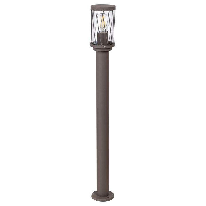 Rabalux Budapest podna lampa za vrt, IP44, smeđa, grla E27, max 40W, 8890