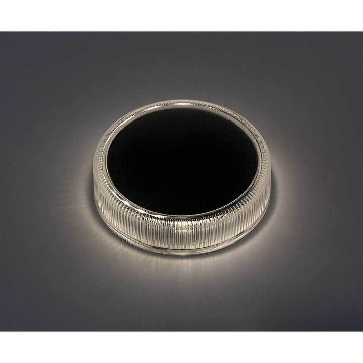 Trillo 0,3 W LED solarna lampa, senzor sumraka, prozirna, IP65, K 4000, 77175