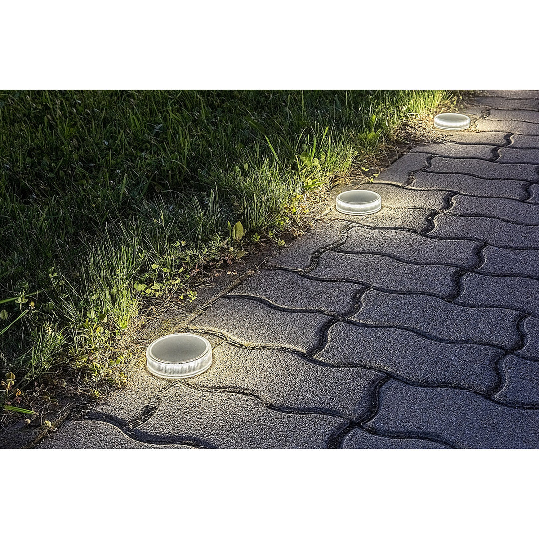 Trillo 0,3 W LED solarna lampa, senzor sumraka, prozirna, IP65, K 4000, 77175
