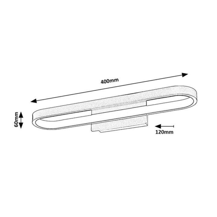 Rabalux Odran kupaonska svjetiljka, 15 W LED, IP44, 4000 K, 75055