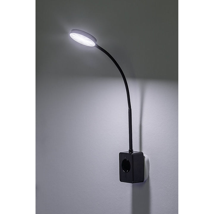 Zidna svjetiljka Rabalux Tivro, 4 W LED, crna, IP20, 3 opcije boje svjetla: 3000, 4000, 6000, 71283
